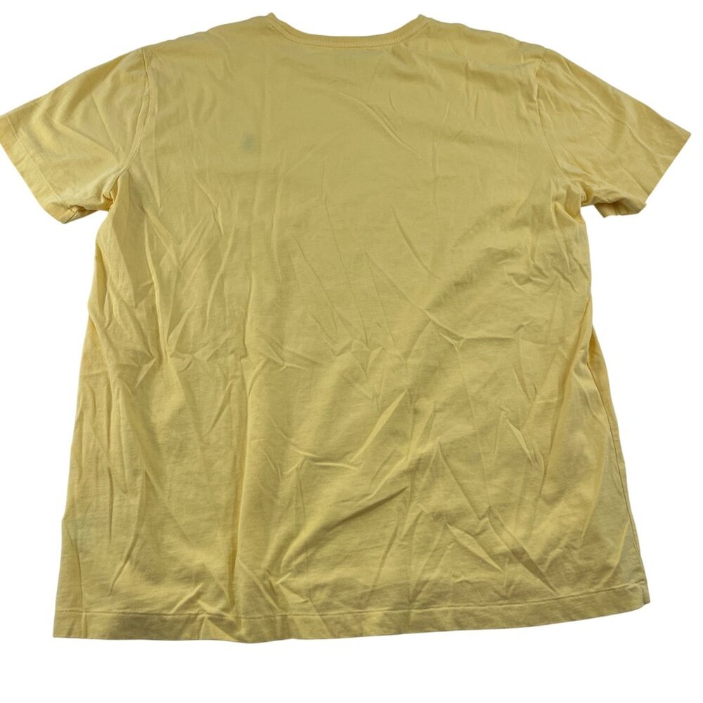 Yellow Polo Ralph Lauren Mens‎ T-Shirt Large 100% Cotton - Picture 5 of 5